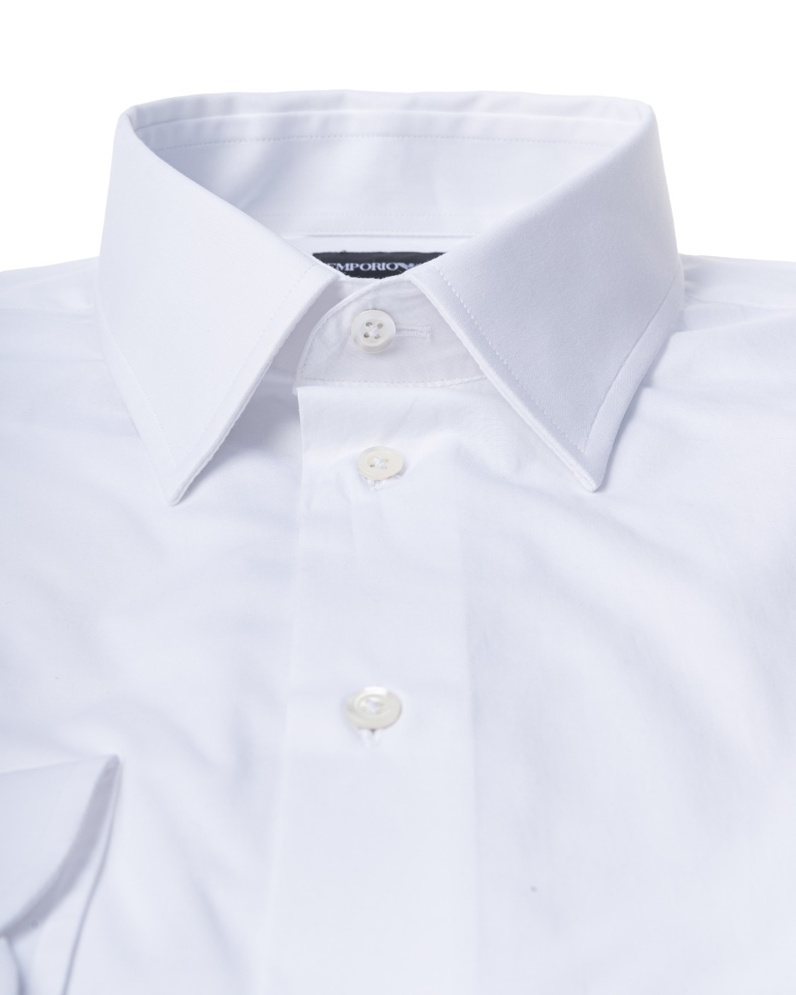 shop EMPORIO ARMANI  Camicia: Emporio Armani camicia in cotone.
Colletto all'italiana.
Maniche lunghe.
Modern fit.
Composizione: 97% cotone 3% elastan.
Made in Albania.. I1CM5L I1C68-100 number 7345021